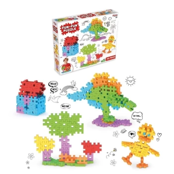 Fun-Fun Lego Puzzle Eğitici Set Okul Öncesi 192 Parça
