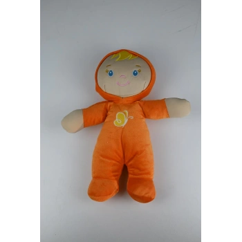 İlk Soft Bebeğim Bez Bebek Turuncu