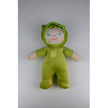 İlk Soft Bebeğim Bez Bebek Yeşil