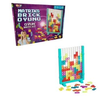 Matrix Tetris Ekransız Aktivite Oyuncağı Eğitici Oyuncak