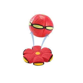 Sihirli Uçan Ufo Disk Top Açık Hava Bahçe Plaj Spor Oyuncakları Kırmızı