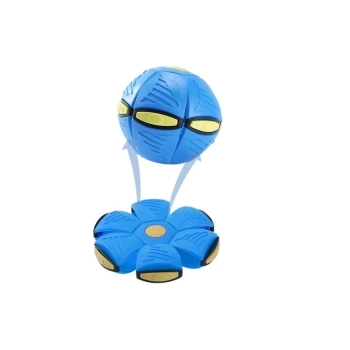Sihirli Uçan Ufo Disk Top Açık Hava Bahçe Plaj Spor Oyuncakları Mavi