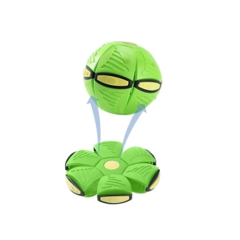 Sihirli Uçan Ufo Disk Top Açık Hava Bahçe Plaj Spor Oyuncakları Yeşil