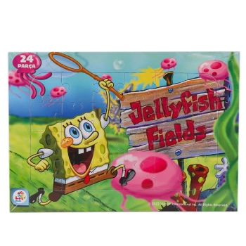 Spongebob 24 Parça Frame Puzzle