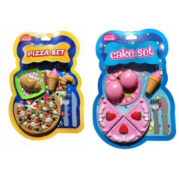 Tableware Food Küçük Pasta Seti Tableware Food Küçük Pizza Seti