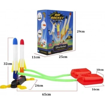 Uçan Roket Air Rocket Duello 2li Set – Eğlenceli Roket Atış Oyunu
