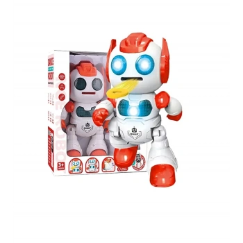 Uzaktan Kumandalı Sesli Disk Atan Robot Turuncu