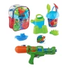 Pj Masks Resimli Sırt Çantalı Plaj Set + Su Tabancası + Plastik Kayık
