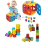 Puzzle Bultak Küp + Sevimli Bardak Kule Eğitici ve Zeka Geliştirici Set