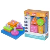 Geometrik Şekiller Bulmaca + Bultak Puzzle + Sevimli Halkalar + Bardak Kule Eğitici Set