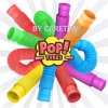 Pop Tubes Esnek Boru - 6 lı 24 cm