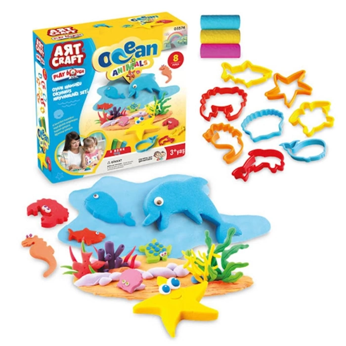 Art Craft Oyun Hamuru Okyanus Hayvanları Seti 150 Gr Dede 03574