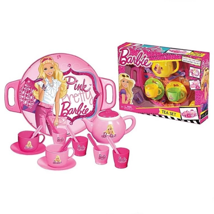 Barbie Tepsili Çay Seti Dede 01510