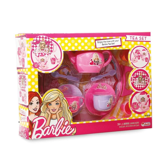 Barbie Tepsili Çay Seti Dede 01510