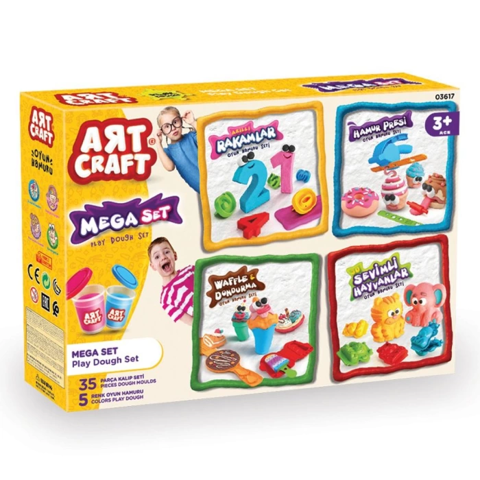 Art Craft Mega Oyun Hamuru Seti Dede 03617