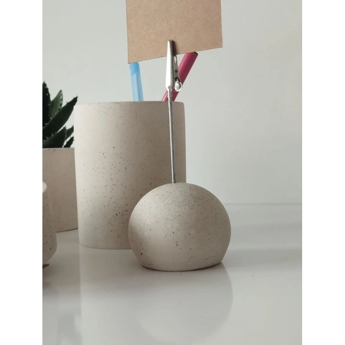 5 Parça Beton Ofis Seti