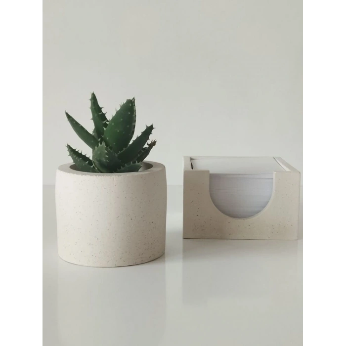 5 Parça Beton Ofis Seti