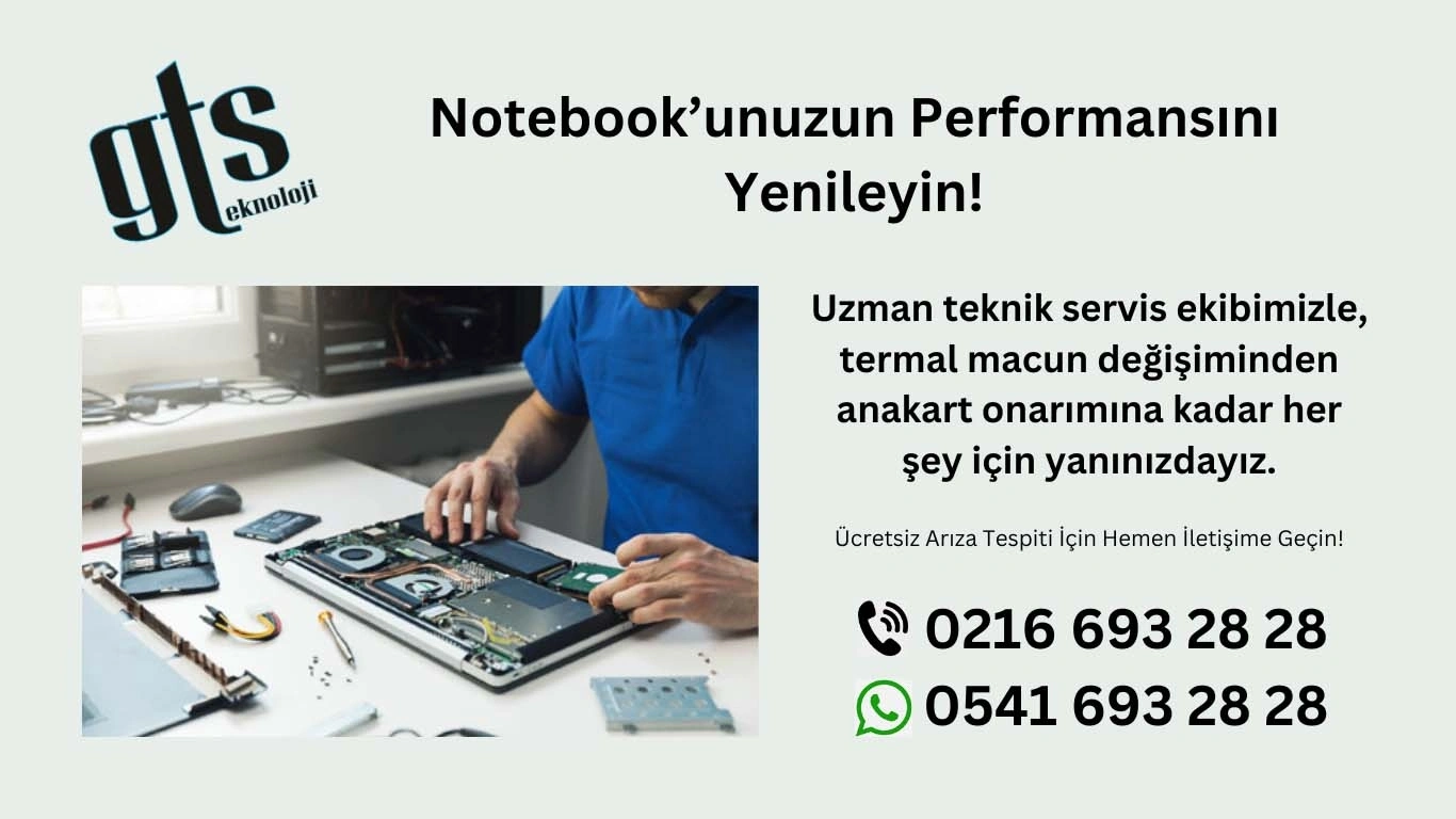 Notebook Bakım