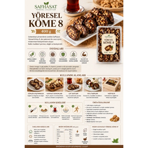 Safhasat Yöresel Köme 400 g