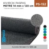 Kıvırcık Paspas 120 Cm 14 Mm Gri