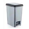 Pedallı Slim Çöp Kovası 20 Lt Gri