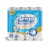 SENSO TUVALET KAĞIDI PREMİUM 3 KATLI 32Lİ x 2 PAKET = 64 RULO