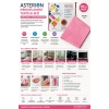 Asterion Mikrofilament Pembe Temizlik Bezi 40x40 cm 10lu