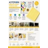 Asterion Mikrofilament Sarı Temizlik Bezi 40x40 cm 10lu