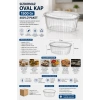 Sızdırmaz Oval Kap 1500 Gr 400lü
