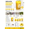 Sıfır Atık Kovası Sarı Renk 50 Lt
