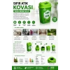 Sıfır Atık Kovası Yeşil Renk 50 Lt