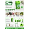 Sıfır Atık Kovası Yeşil Renk 50 Lt