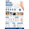 Glob Naylon Şeffaf Eldiven 100lü