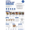 Sızdırmaz Plastik Kap 375 Gr 1000 Adet