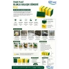 Trade Plast Oluklu Bulaşık Süngeri 5li