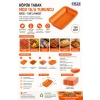 Köpük Tabak Mod 16/A Turuncu Erze 150li