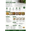 Tekche Plastik Baklava Kabı 1000 gr 50li 21*29*5 cm