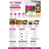 Pe Torba 1lik Paket 1 kg 20x30 cm
