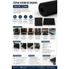 Siyah Kıvırcık Paspas 100 cm 12 mm