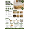 Petkap Düz Kapaklı Sızdırmaz 1000 gr 100 Adet