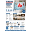 Reference El Yüz Havlusu 2 Katlı 100lü 24 Paket Mavi