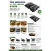 Özge Hamburger Set Saklama Kabı 180li