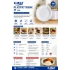 Ilmak Plastik Tabak 21 cm 100lü