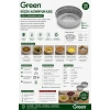 Green Küçük Alüminyum Kase 100lü