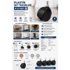 Plastik Set Tekerleği 4lü