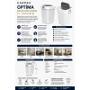 Carpex Optima Beyaz Çöp Kovası 8 L 22x22x28 cm