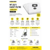 Karcher Nt 22-1 Kağıt Filtre 5li 6.904-171.0