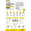 Karcher (6.904-084.0)(6.904-333.0) T7,T8,T9 Elektrikli Süpürge Toz Torbası 10lu