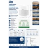 Tork 558041 Optiserve® Kartonsuz Çift Rulo Hazneli Tuvalet Kağıdı Dispanseri Beyaz