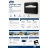 Tork 344088 Klozet Kapağı Örtüsü Dispanseri Siyah
